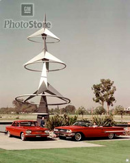 1960 Chevrolet Corvair and Impala Models Poster