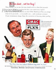 1956 GMAC Time Payment Plan Ad Poster
