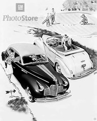 1940 Buick 4-Door Sedan Models Artwork Poster