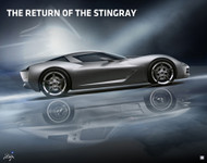  2010 Chevrolet Corvette Stingray Concept Poster