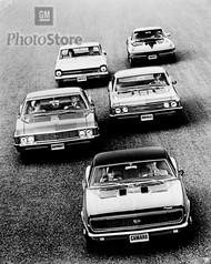 1967 Chevrolet Models Poster