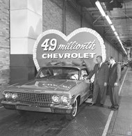 1963 Chevy Impala SS - 49th Million Chevrolet Poster