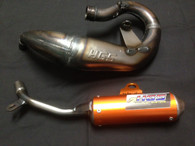 KTM SX 50 2016 onwards HGS EXHAUST SYSTEM WITH ORANGE MUFFLER