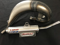 KTM SX125 2019 onwards HGS Exhaust System silver silencer