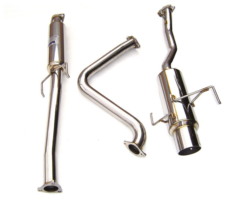 Invidia 97 00 Prelude N1 Cat Back Exhaust Fits Base Model Only