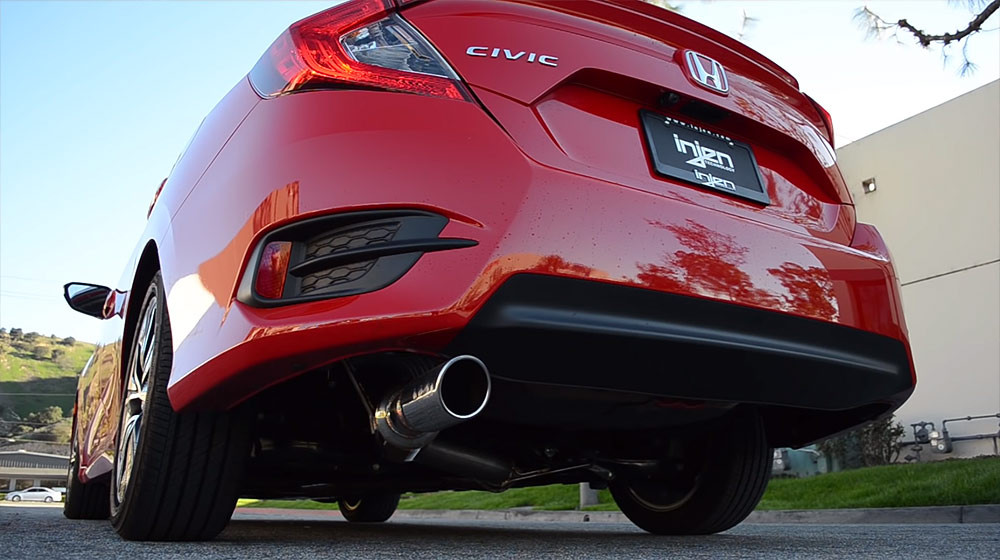 Injen 2016 Honda Civic Sedan 1 5l Turbo 3in 76mm Exhaust