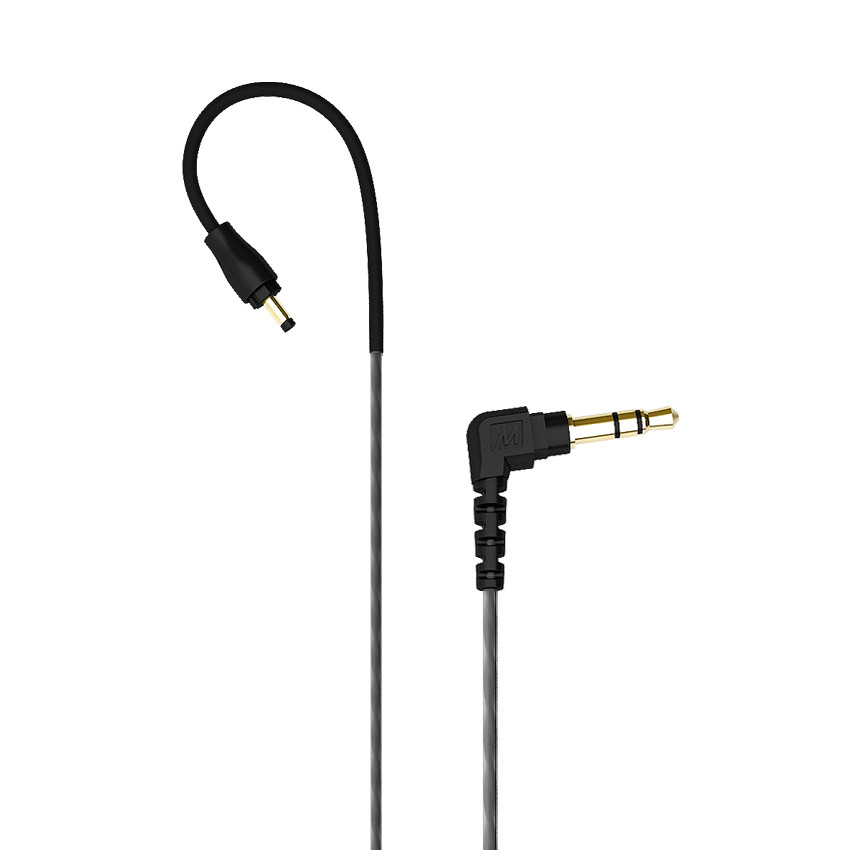 Stereo-to-Mono Audio Cable for Single-Ear Monitoring for MX PRO and M6 PRO  In-Ear Monitors (Black) - MEE audio