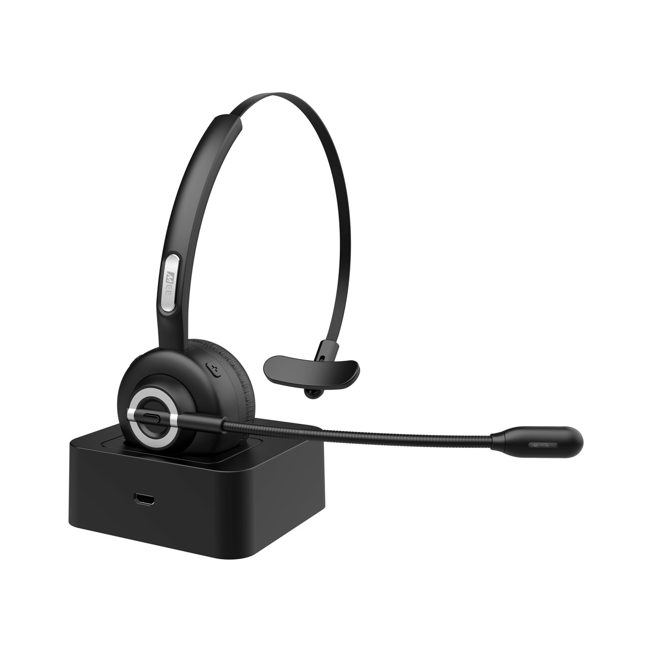 H6D Bluetooth Headset with Microphone and Charging Dock - MEE audio