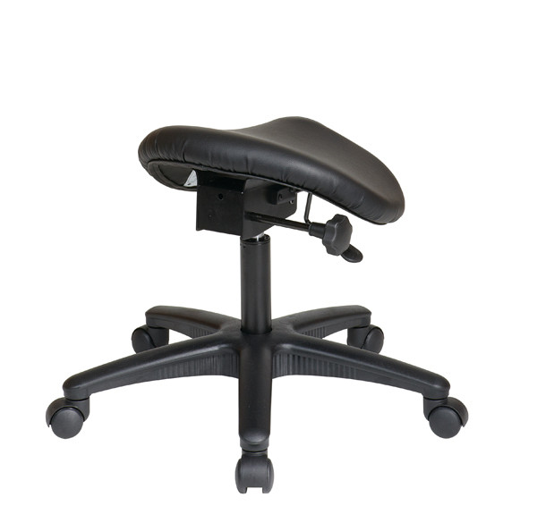 Office Star Pneumatic Drafting Chair With Backless Stool And