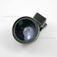 Universal HD 2in1 37mm 0.45X Macro Super Wide Angle Lens with mobile clip mount holder for phones