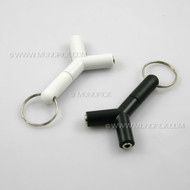 1 to 2 Way 3.5mm Earbuds Earphone Headphone Audio Y Splitter Adapter Jack Plug for iPhone iPad Android