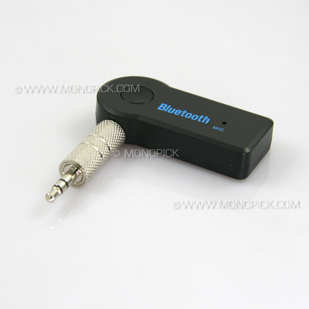 BT-B9 2in1 2 Way 3.5mm AUX Car Home Stereo Wireless Audio Bluetooth Adapter  Receiver Transmitter - monopick