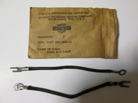 NOS Harley WLA Black Out Lamp Wires