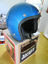 NOS Rare BUCO ALLSPORT Blue Metalflake Motorcycle Helmet