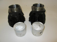 New 1940's Vintage Harley 61 INCH Knucklehead Cylinders And Pistons
