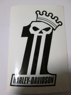 NOS Harley Skull And Crown Decal