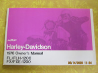 Harley Davidson 1976 FLH Owners Manual