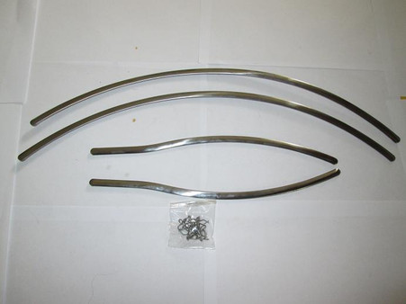 Here is a new made Harley set of rear fender trim and clips.
