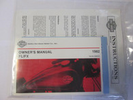 NOS 1982 Harley FL Owners Manual