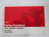 NOS 1979 Harley FL Owners Manual