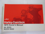NOS 1975 Harley Sportster XL Owners Manual