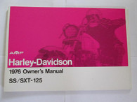 NOS 1976 Harley SS/SXT -125 Owners Manual