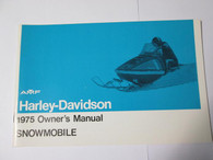Heres a new old stock Harley 1975 Snowmobile Owners Manual
