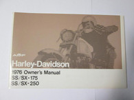 NOS 1976 Harley SS/SX - 175 SS/SX - 250 Owners Manual