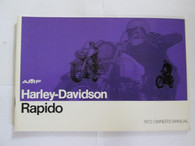 NOS 1972 Harley Rapido Owners Manual