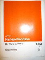NOS 1971 - 73 Harley Snowmobile Service Manual