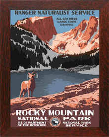 Rocky Mountain National Park Framed Poster