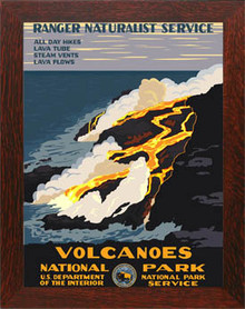 Hawaii Volcanoes National Park Framed Poster