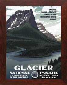 Glacier National Park Framed Poster