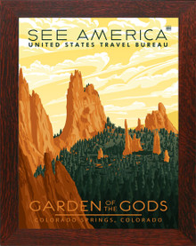 Colorado Garden of the Gods Framed Poster