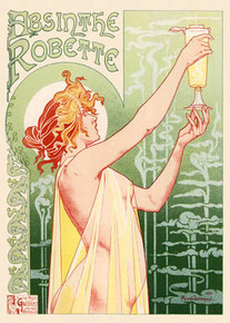 Absinthe Robette Poster by Henri Privat-Livemont, 1896