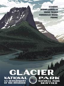 S&D Glacier National Park Poster