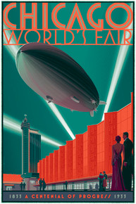 Chicago Zeppelin Variant Poster