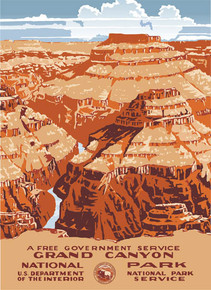 S&D Grand Canyon WPA Poster