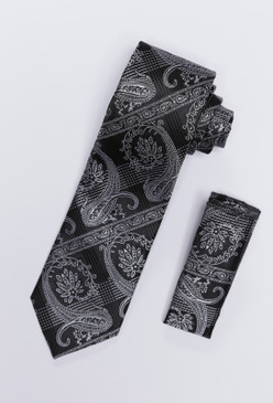 JPJ Tie + Handkerchief WHITE (705)