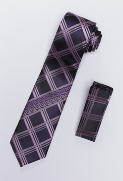 JPJ Tie + Handkerchief LAVENDER (707)