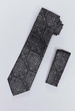 JPJ Tie + Handkerchief WHITE (708)