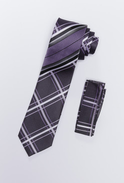 JPJ Tie + Handkerchief LAVENDER (709)