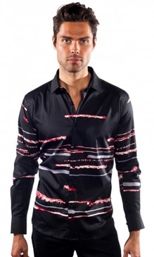 JPJ Striped Black Shirt