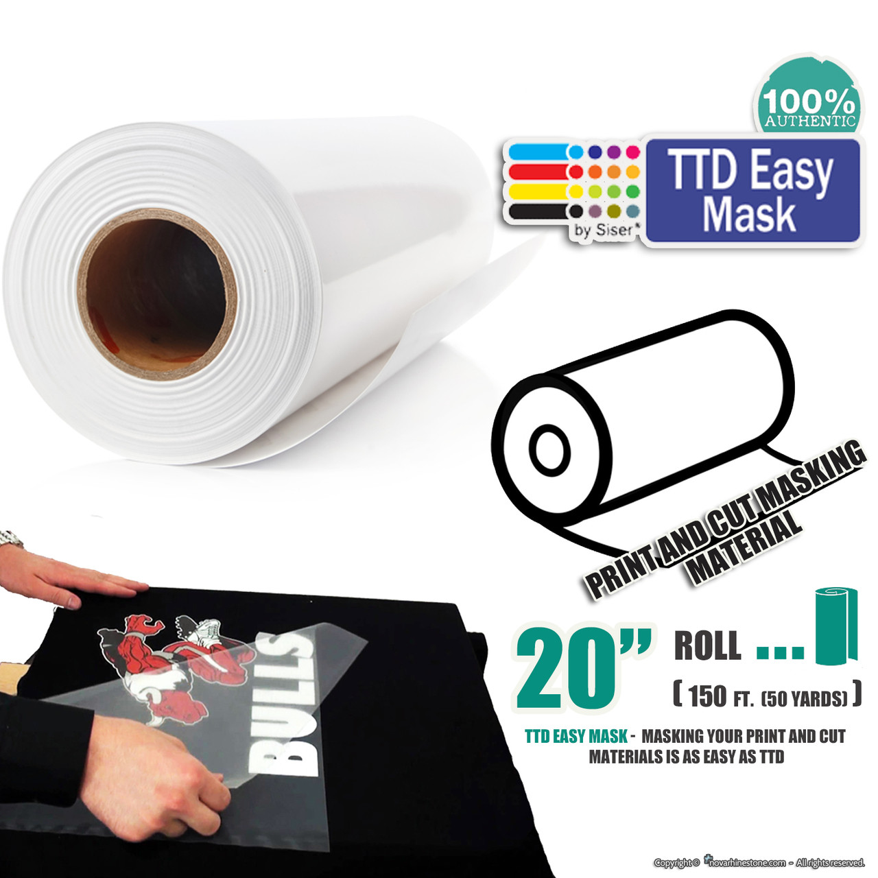 Siser EASYSUBLI Heat Transfer Vinyl - 20 x 50 Yards