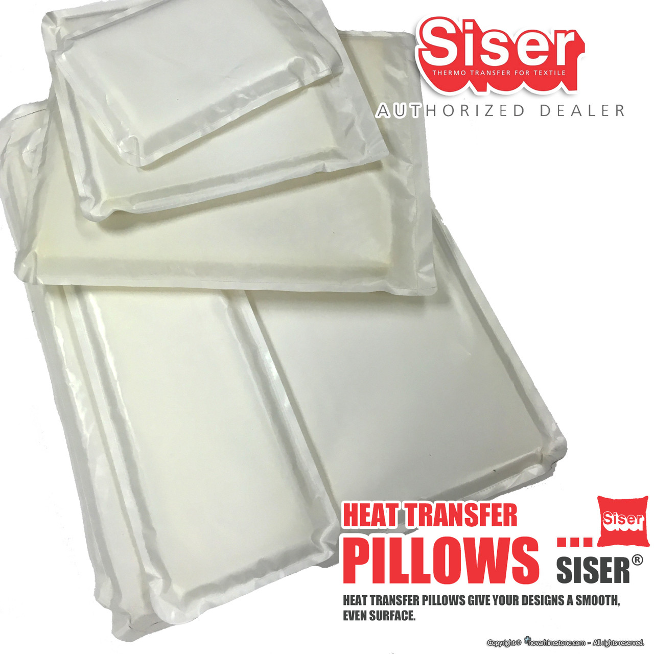 Heat Press Pads, Press Pillows, Heat Resistant, Heat Press High Density Pads /pillows 6x8, 10x12, and 14x14 Set of 3, Press Pad, NEW 