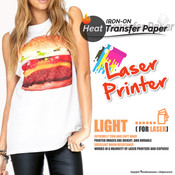 Textile Print - Laser Printer / White or Light Colored Garments