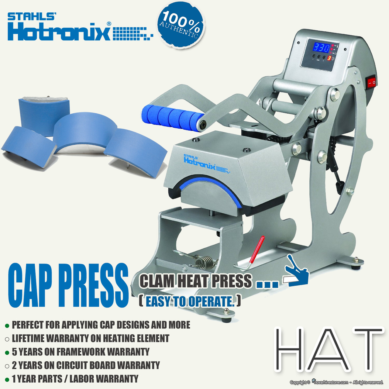 Hotronix Digital Clam Heat Press - 15X15