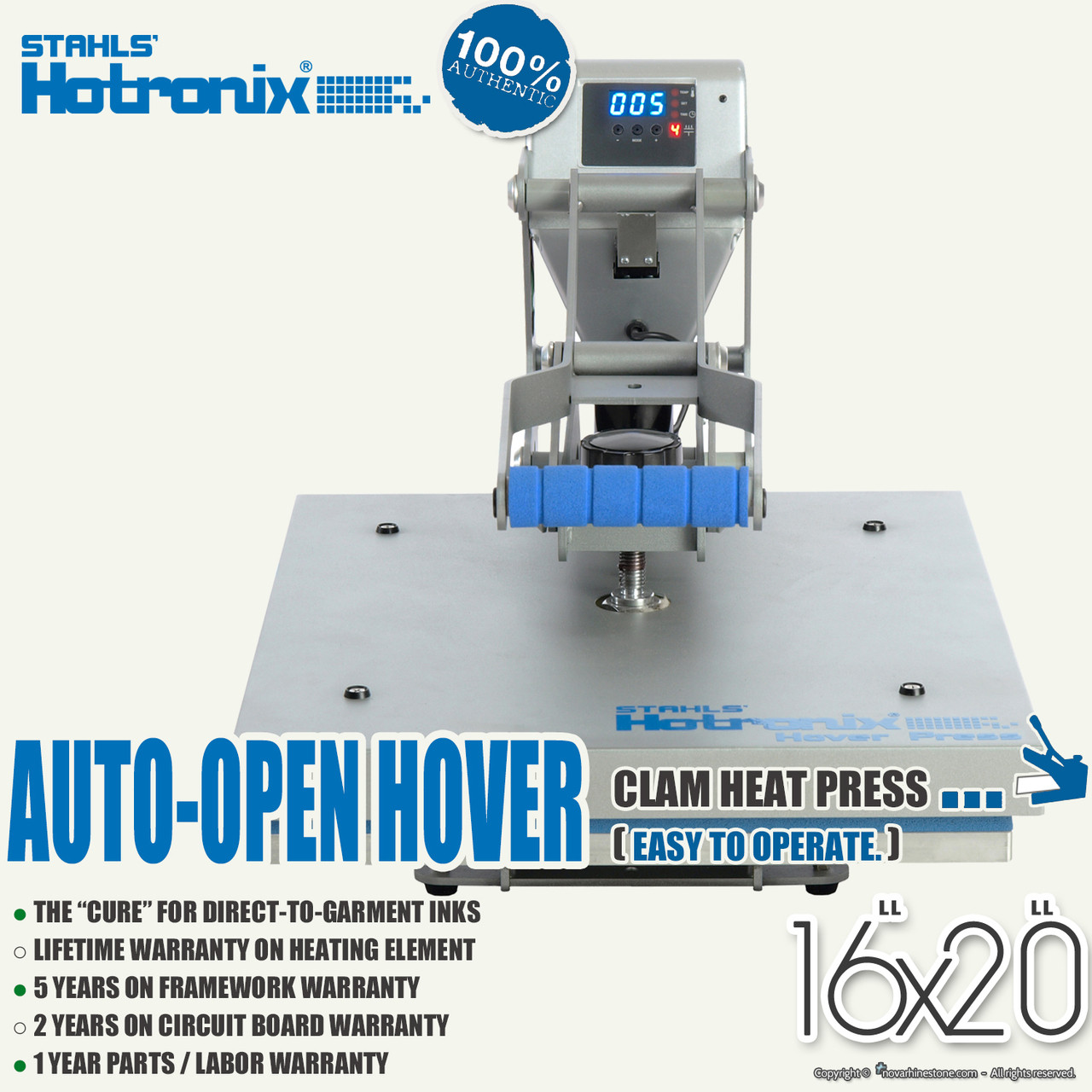 Hotronix Auto Clam Heat Press - 16 x 16