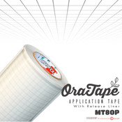 Oracal ORATAPE - MT80P - Clear Medium Tack Application on Liner