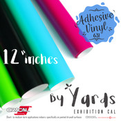 ORACAL 631 Removable, Matte Finish, Crafting Adhesive Vinyl -  12" Wide by YARD